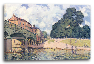 Kunstdruck Alfred Sisley - Bridge At Hampton Court