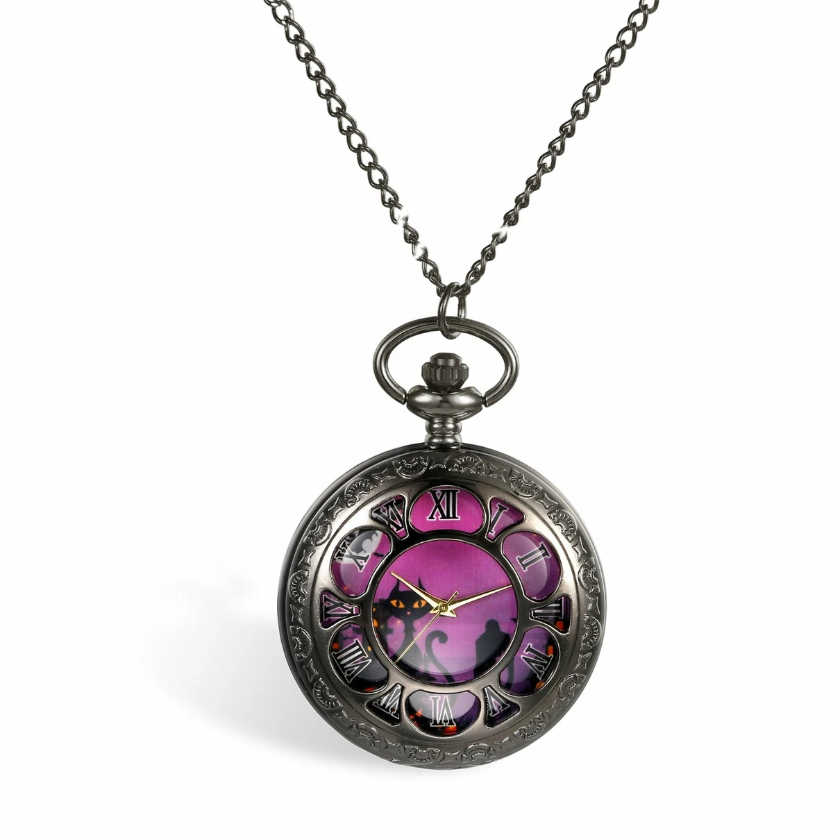 Purple shop pocket watch