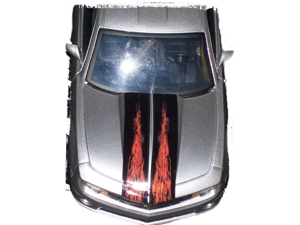 Llamas de fuego reales 10" capó rayas para coche camión Camaro Mustang F150 Jeep Foto 3 de 3