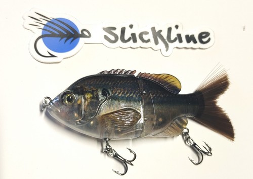 SLICKLINE 120 Jointed Sinking Sunfish Glide Bait Fishing Lure Bass Pike 11 Color - Picture 46 of 60