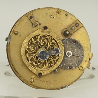 Rar LEPINE 1820 Fusee Pocket watch Movement Men's no repeater chronometer duplex