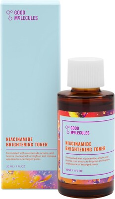 ECHTE GUTE MOLEKÜLE NIACINAMID AUFHELLENDER TONER BRANDNEU IN VERPACKUNG 30 ML *UK VERKÄUFER*