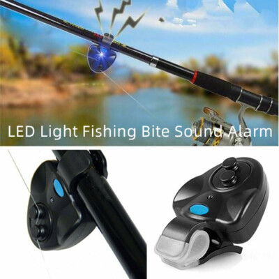 Bite Indicators Illuminated Fishing Pole 1-4 Pack Fish Bite Alarm