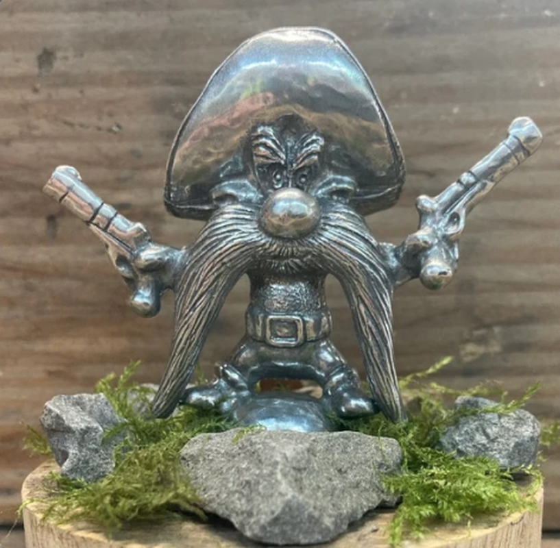 Cartoon Classic Yosemite Sam Hood Ornament Lead-Free Pewter