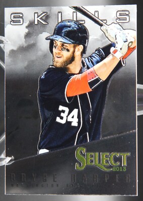 Bryce Harper - 2013 Panini Select Skills Insert #SK5 - Washington ...