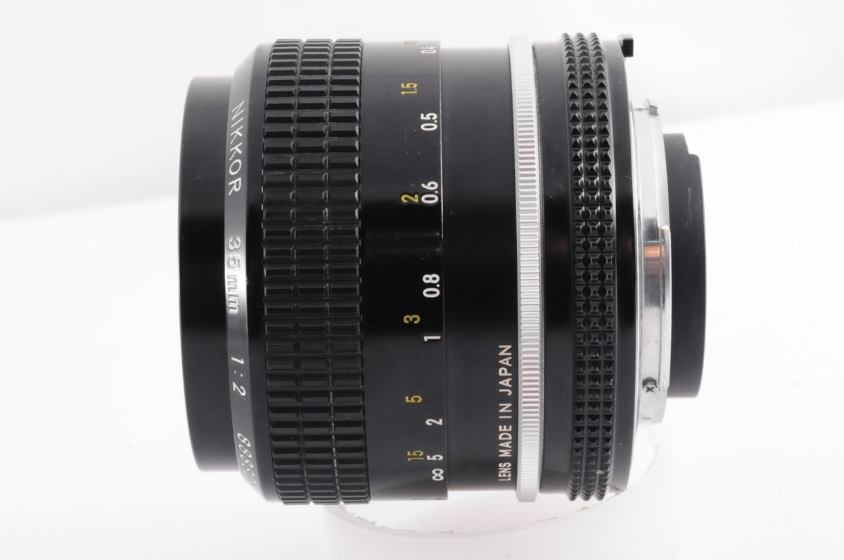 Near Mint ] Nikon Ai Nikkor 35mm f/2 Wide Angle MF Lens from