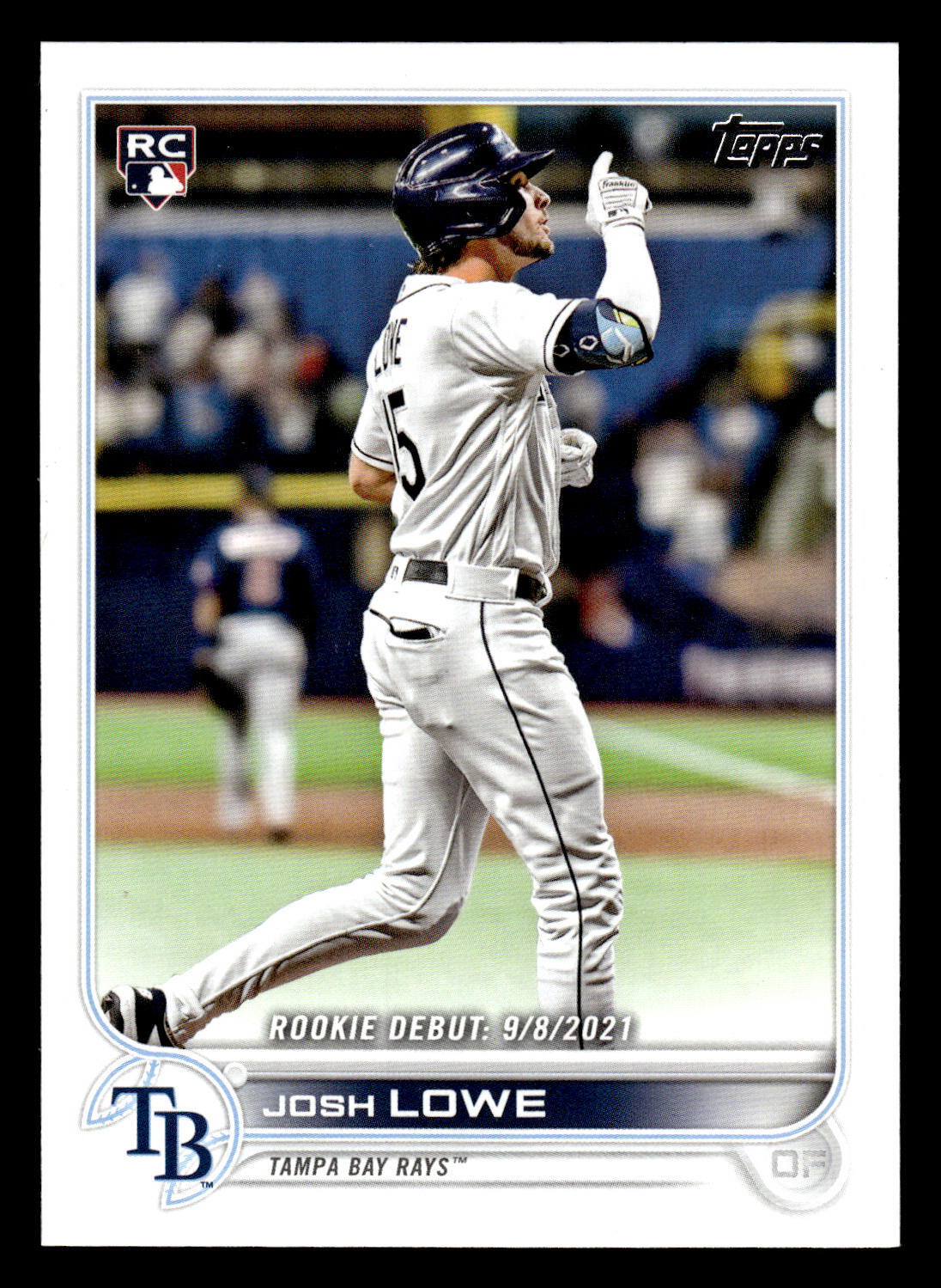 2022 Topps Update Josh Lowe RC Rookie Debut US287
