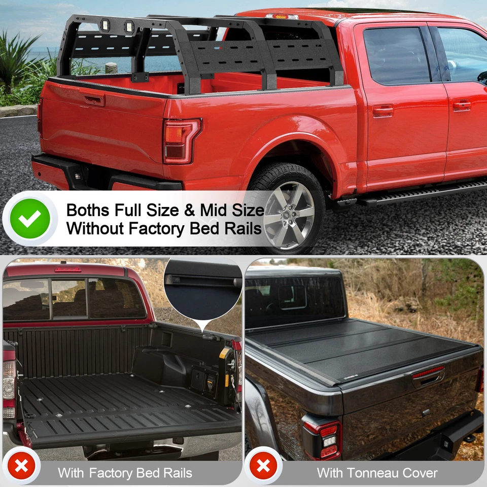 Adjustable Width And High Bed Cargo Rack Basket For GMC Sierra 1500 2014-2022 - Изображение 2 из 4