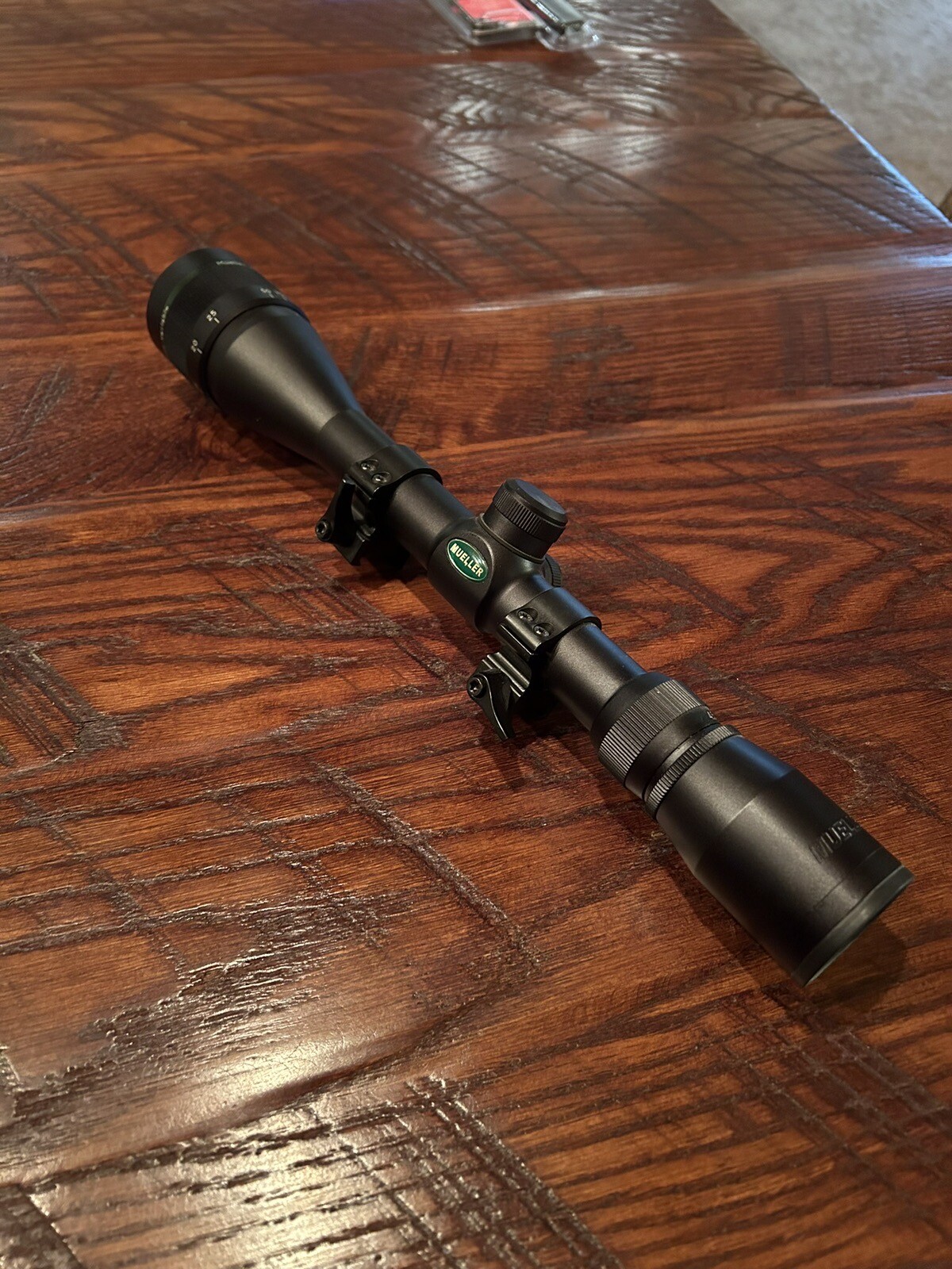 Mueller Rifle Scope 4.5x14 Matte Finish eBay