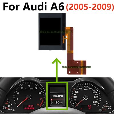Dashboard Display For Audi A6 (2005-2009) Instrument Cluster Screen Repair NEU