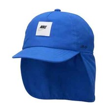 Nike Infant Sun Hat with Neck Flap Size 12/24M- UPF 40 Blue Sun Protection NWT