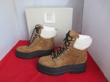 MARC FISHER PIERSON LUG SOLE BOOTIE $239 - US SIZE 9 - MEDIUM NATURAL  -   #400