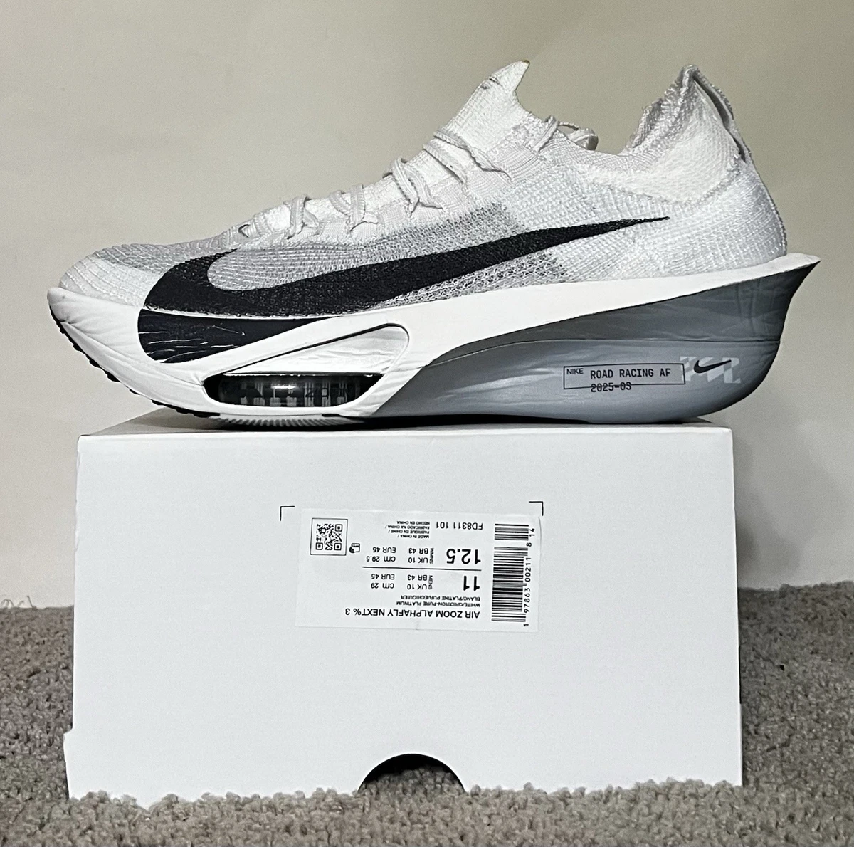 Las mejores ofertas en Nike Air Zoom Alphafly NEXT% 3 Gridiron | eBay