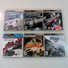 Need For Speed PlayStation 3 Lot: Shift 1 + 2, Rivals, The Run, Most Wanted...