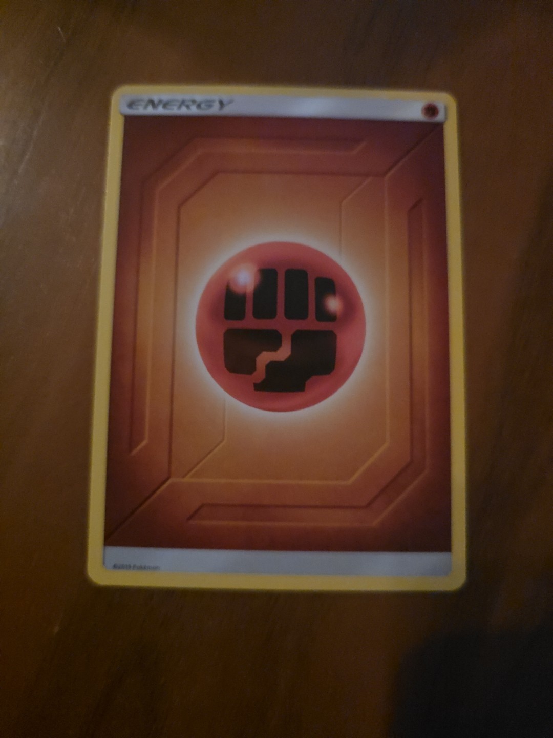 2019 Pokémon TCG Fighting Energy Basic Energy Card LP Lightly Played Excellent