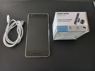 Google Pixel 2 - 64GB -  Ohne Simlock Handyhalter Daten/Ladekabel Zubehörpaket