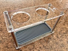 Aeropress Organizer - Acrylic / Steel with Silicone Mat