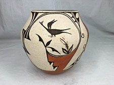 OLD ZUNI POTTERY BOWL BY HELEN GACHUPIN (1931-1999) 7