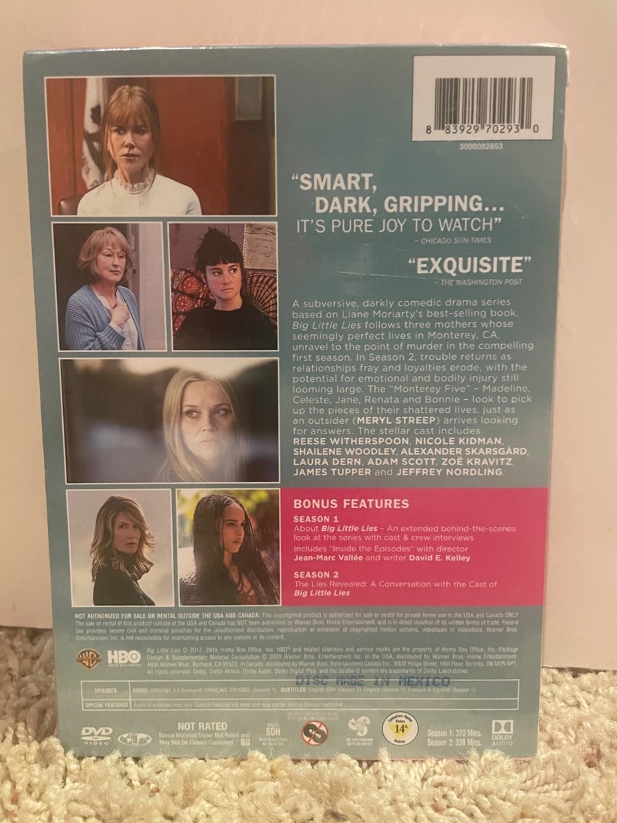 Big Little Lies: Seasons 1-2 (DVD) for sale online