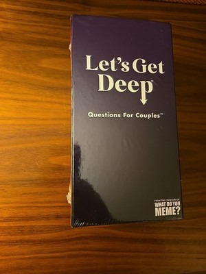 ''Let's Get Deep After Dark''- What Do You Meme Expansion Pack Game Sealed In Box