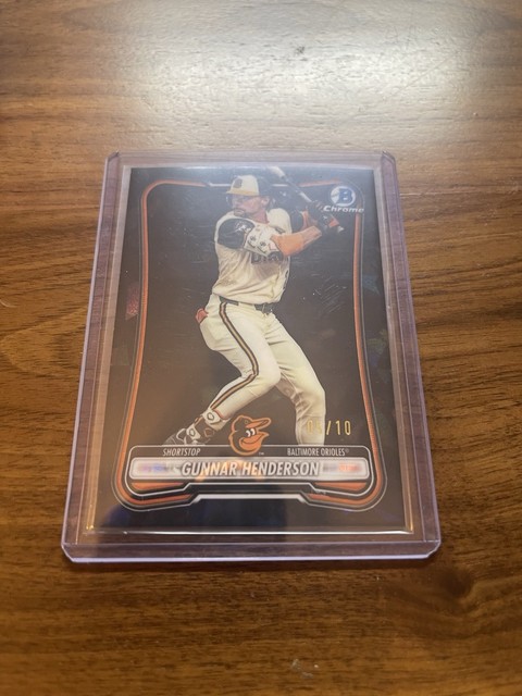 2026 Bowman Sapphire Gunnar Henderson #85 Black Sapphire 05/10 Orioles
