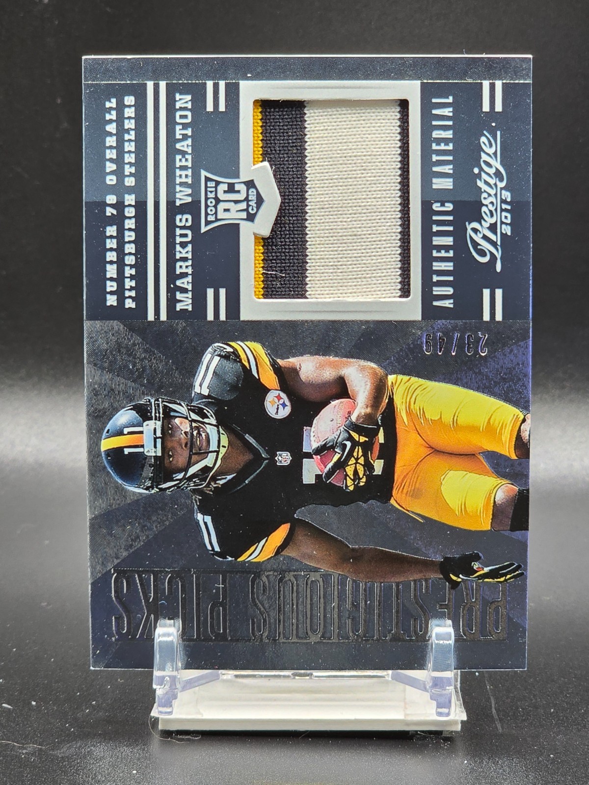 Markus Wheaton Panini Prestige Prestigious Picks #14 Platinum