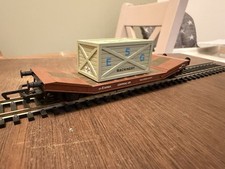 OO Gauge Hornby R6240A Lowmac Wagon E260864 ESG Machinery Boxed