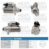 Meat & Doria Anlasser Starter 1.1 Kw FüR VW UP 1.0 Polo Golf VII Skoda Citigo