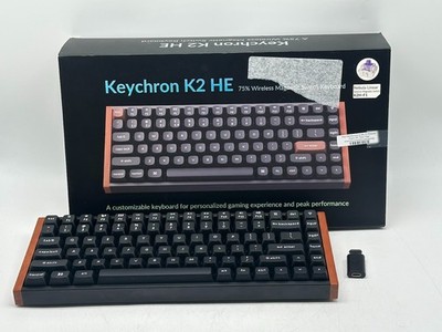 Keychron K2 HE Swappable RGB Magnetic Keyboard - Black (Special Edition)