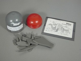 KAPSEL: Zeit der Saurier D 1986 Dino der Riesen Saurier ung. im Ei BPZ