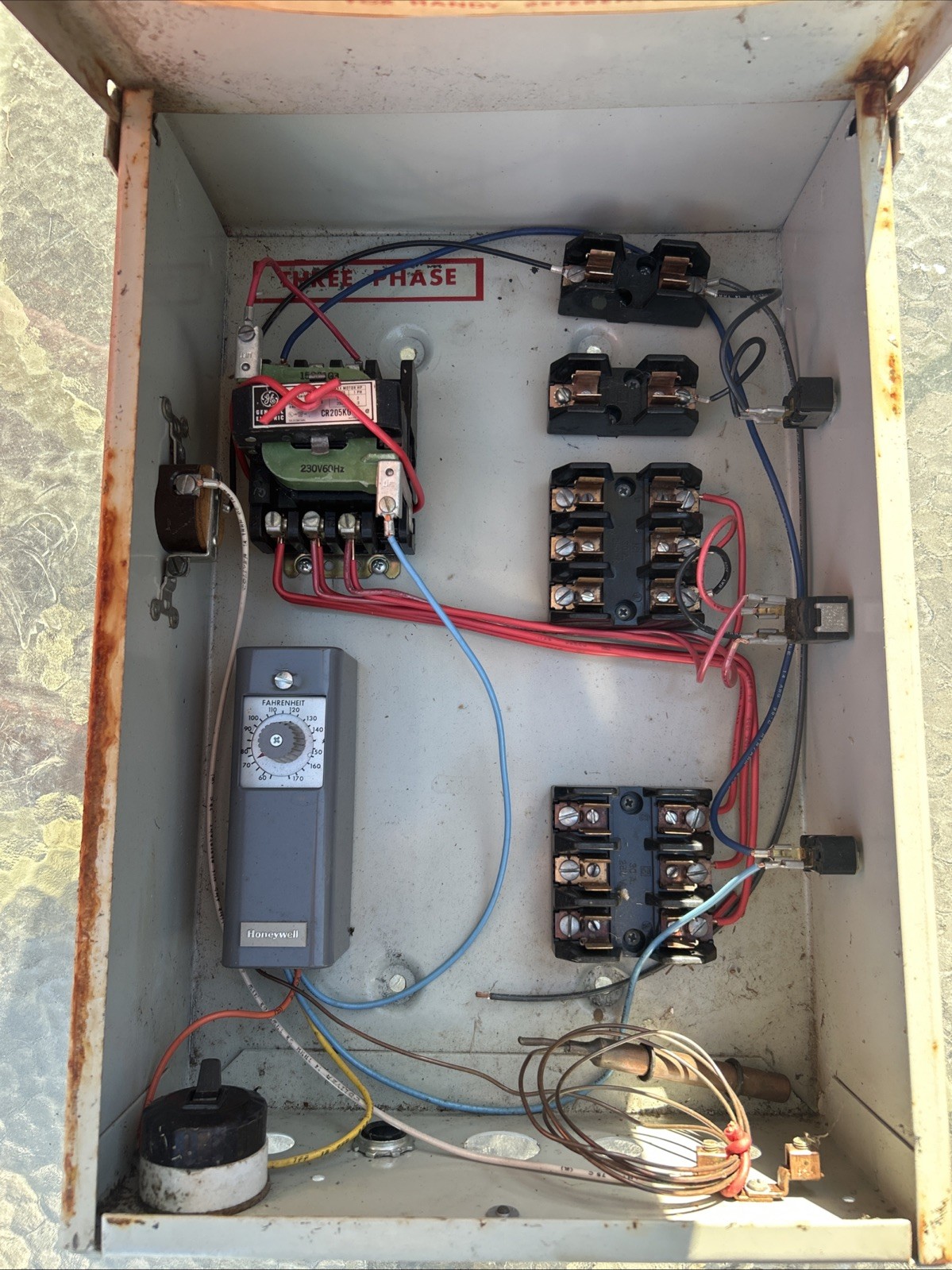 NECO Circu-Flow Grain Bin Dryer Control Box Honeywell GE Starter 230V W Manuals