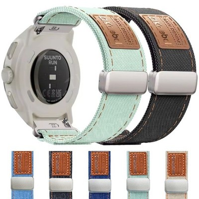 For Samsung Galaxy Watch 7 FE 6 5 4 3 40/44/45mm Magnetic Nylon Loop Band Strap