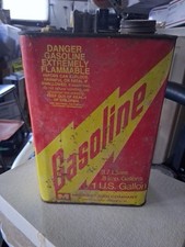 Vintage Midwest Can Company One Gallon Metal Gasoline Petrol Gas Can Movie Prop