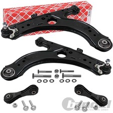 2x FEBI QUERLENKER+TRAGGELENK+KOPPELSTANGE für AUDI A3 8L VW GOLF 4 BORA BEETLE