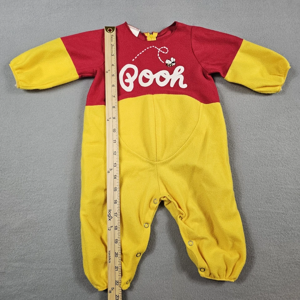 Vintage Disney Catalog Pooh Fleece Romper Infant 6-12 Months Costume USA Foto 2 de 4