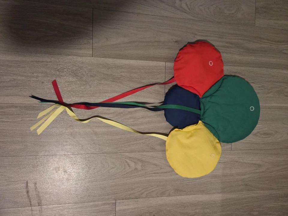 Colgante de pared con globo de tela vintage - decoración de habitación infantil o infantil Foto 3 de 4