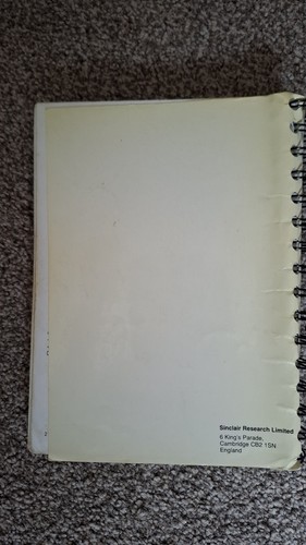 Sinclair ZX81 Basic Programming Manual 1982 - 第 2/2 張圖片