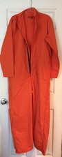 Red Cap Men s 42 Reg Orange Coveralls Jumpsuit Work