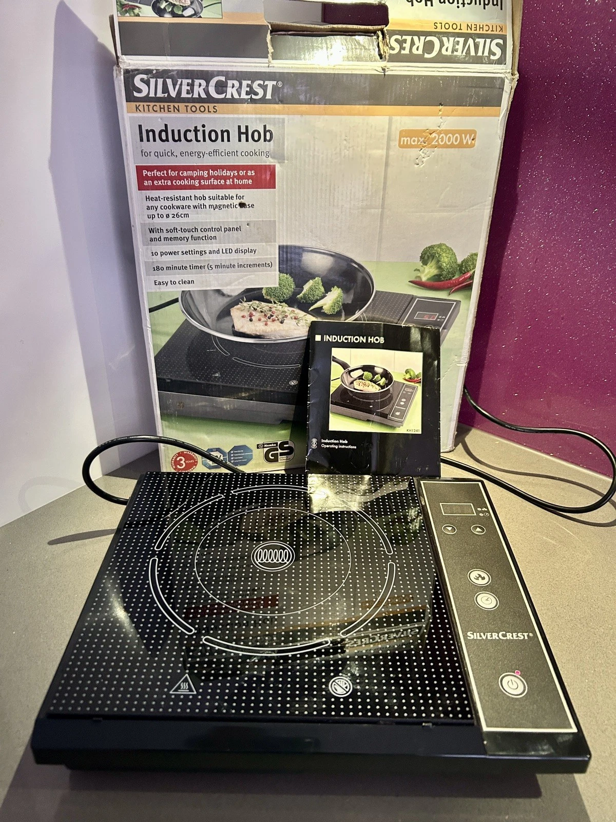 Induction Hob 2000W Single Plug
Opens in a new window or tab