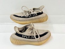 adidas Yeezy Boost 350 V2 Beige/Black Low Top Lace Up Boy s Sneakers 2022 Size 4