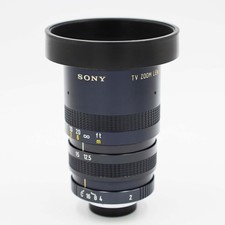 Sony TV Zoom Lens 12.5-50mm f2 w/ Rear Cap  Hood