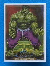 Hulk 2024 Skybox Marvel Masterpieces '92 Platinum Canvas #32