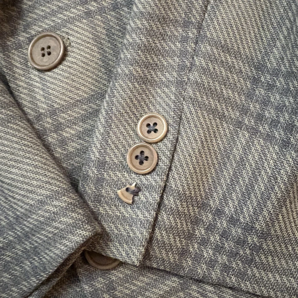 Chaqueta Blazer Abrigo Deportivo SAKS FIVE AVENUE 100% Lana Hombre 38 R Multicolor a Cuadros Foto 4 de 4