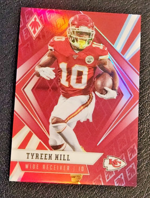 TYREEK HILL Red Prizm #'d /299 ( 2020 Panini Phoenix #46 Chiefs SP SSP NM )