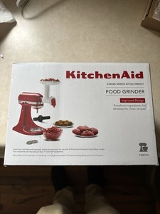 KitchenAid Food Grinder Attachment White, Fine/Coarse Grain