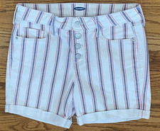 Old Navy Woman's White Denim Shorts Size 6