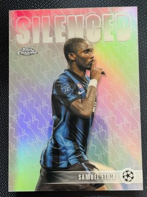 2025-26 Topps Chrome UEFA Club Competitions #SHH-9 Samuel Eto'o Silenced
