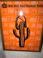 Amoco Wild Wild West Vintage GPX Radio Headset - 1998 - AM/FM headset radio.New