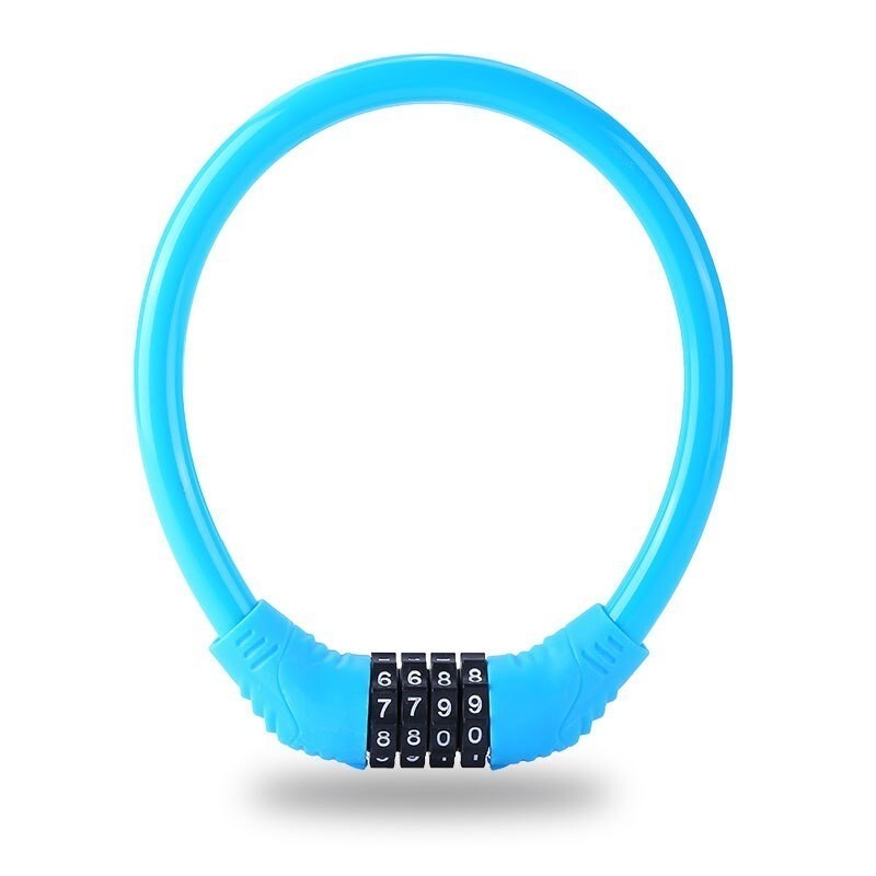 Electric Bike Cable Lock Bike Lock Digital Four Digits Combination Bicycle Locks