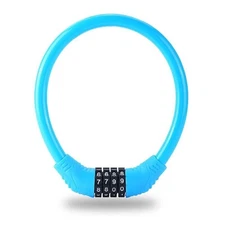 Electric Bike Cable Lock Bike Lock Digital Four Digits Combination Bicycle Locks